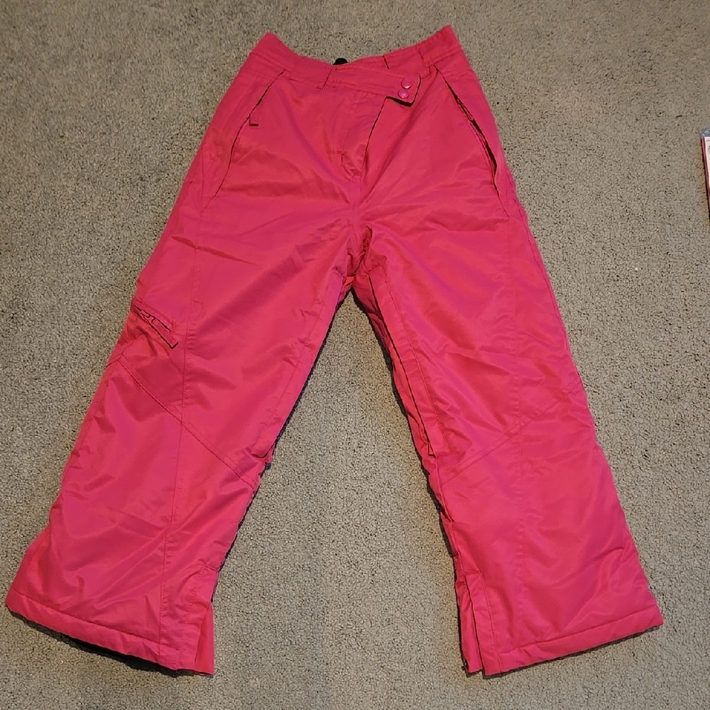 Kids Pink Snow Pants